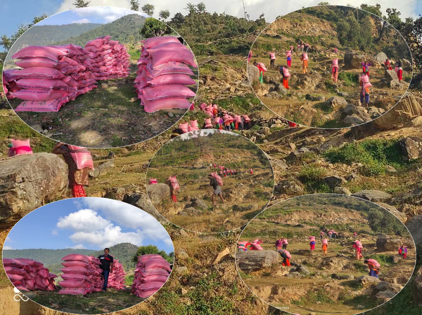 नेपाली कांग्रेसद्वारा रामारोशनका १२ सय ४३ परिवारलाई राहत वितरण