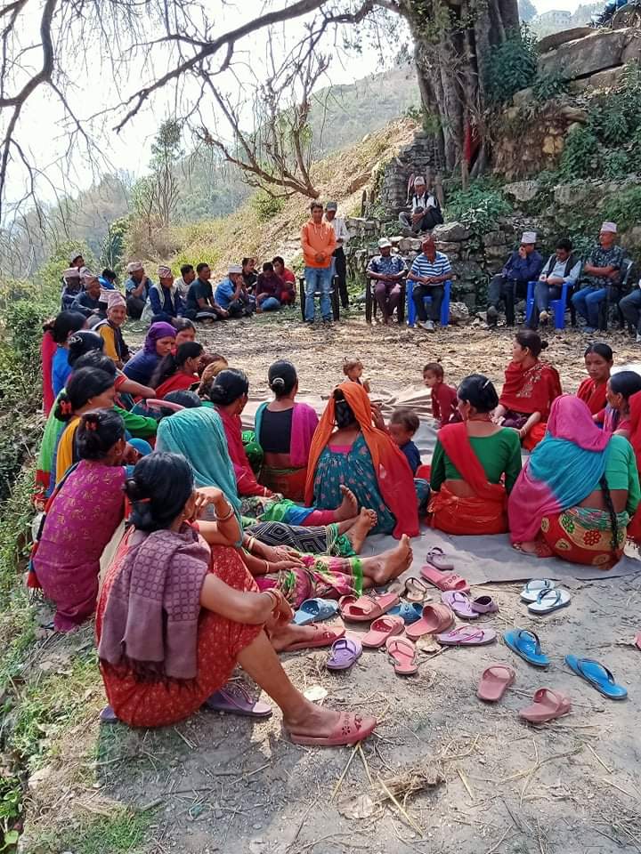 नेपाली काङ्ग्रेस दर्नामा पानीखाल टोल कार्यसमिति गठन