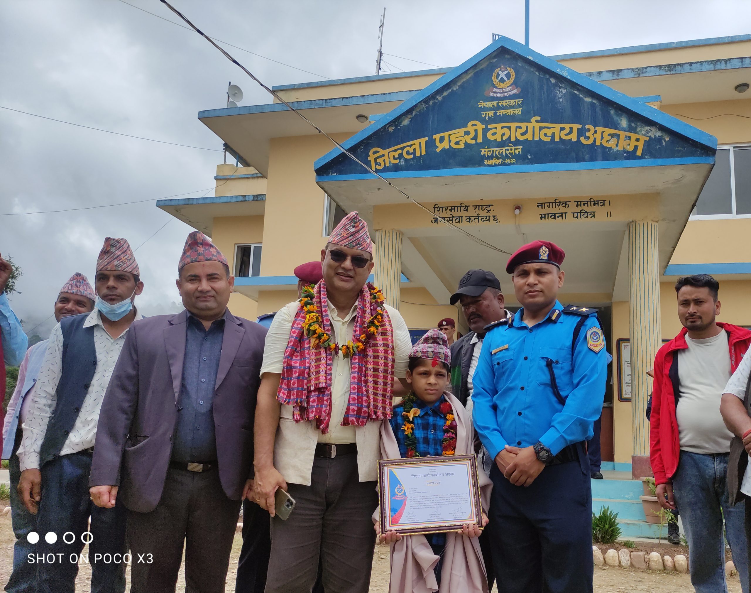 सासू कुटपिटको घटना बाहिर ल्याएर  सम्मानित हुने यि हुन् ११ बर्षिय दिपेन्द्र न्याैपाने