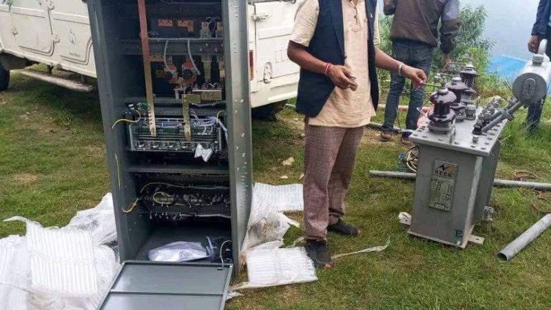 तुर्माखाँद गाउँपालिकामा 4G सेवा सुचारु