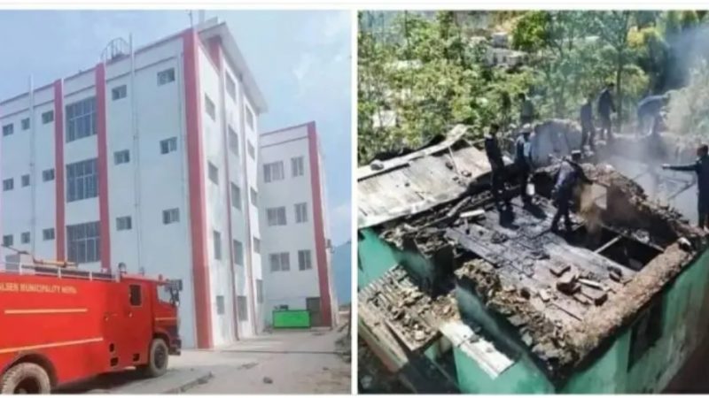 मंगलसेन नगरपालिकाको दमकल प्रयोगविहीन