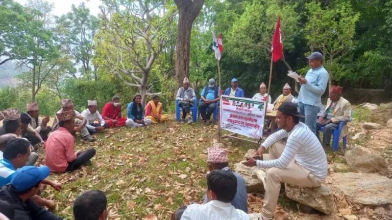 नेपाली काँग्रेस वडा भेला मङ्गलसेनको ओलिगाउँमा सम्पन्न