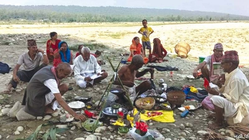 पानी पार्न भ्यागुतोको विवाह : २५ जन्ती, १२ सय खर्च