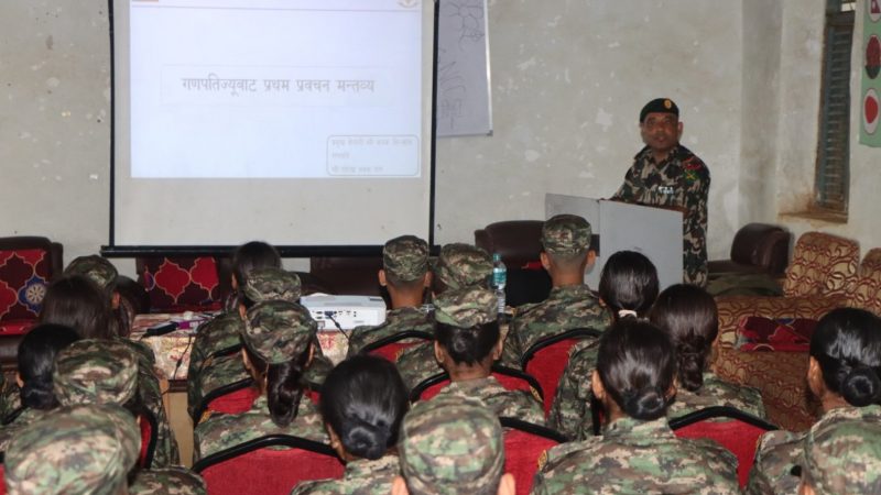 विद्या मन्दिर नमुना मा.बि. अछाममा NCC तालिम शुभारम्भ