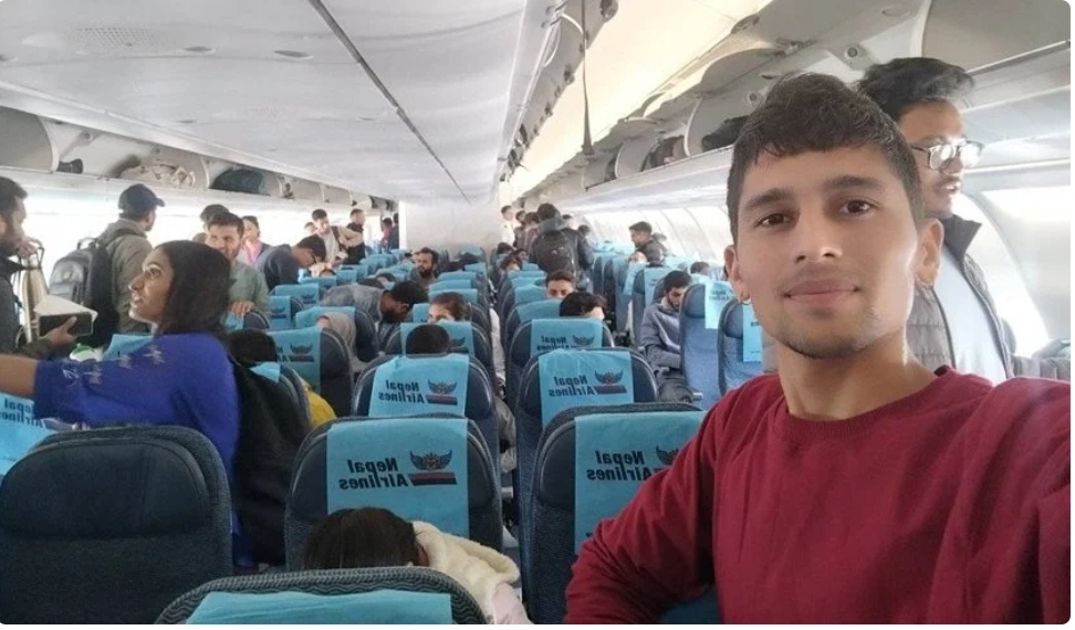 इजरायलबाट २५० जना नेपाली विमान चढे