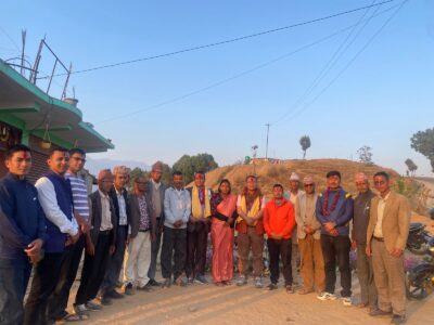 नेपाली काङ्ग्रेस संगठन सुदृढ यात्रा :कर्णालीका गाँउ गाउँमा युवा नेता शाही