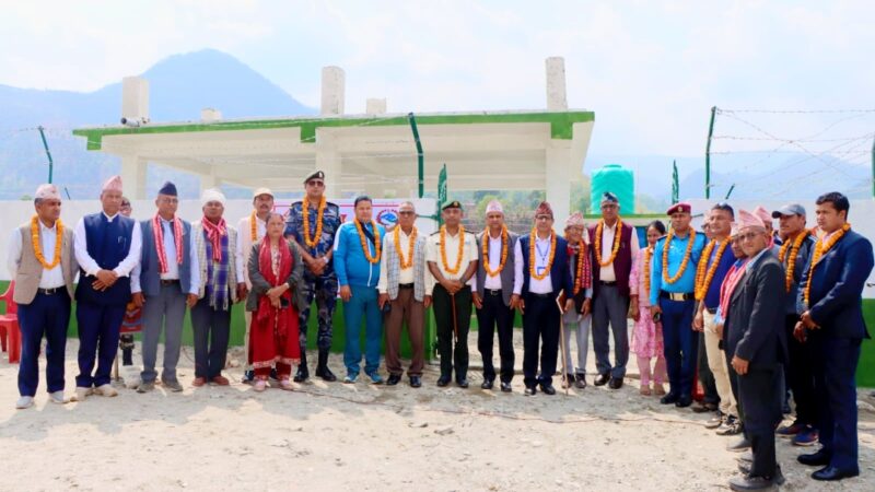 नेपाली सेनाको गोरखबक्स गणद्वारा अछाममा सुविधा सम्पन्न मलामी विश्राम घर निर्माण 