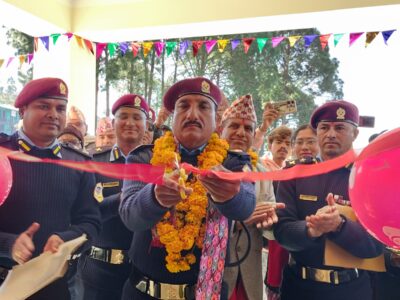 अछामको ढुंगाचाल्नामा सुविधासम्पन्न प्रहरी चौकीको उद्घाटन