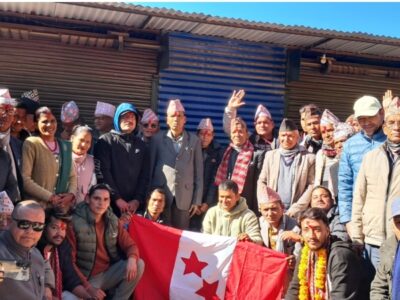 पञ्चदेवल विनायकमा एमाले छोडेर २१ जना काङ्ग्रेस प्रवेश