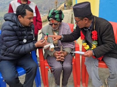 मेल्लेख गाउँपालिकामा अध्यक्ष संग बा, – आमा कार्यक्रम सम्पन्न