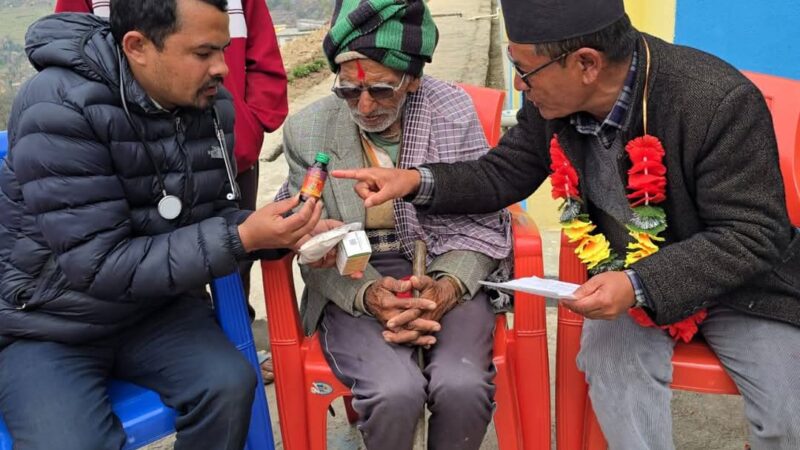मेल्लेख गाउँपालिकामा अध्यक्ष संग बा, – आमा कार्यक्रम सम्पन्न