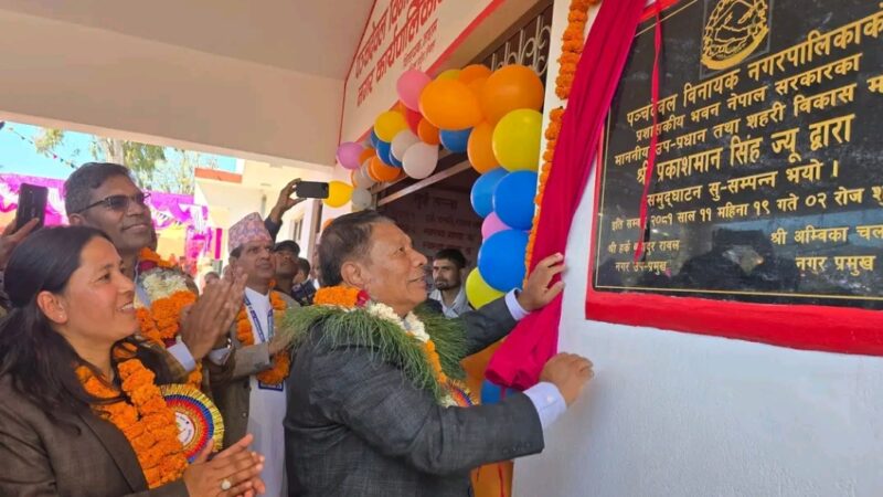 आकर्षक भवनले काम गर्ने वातावरण सृजना हुन्छ : उपप्रधानमन्त्री सिंह