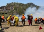 अछामको कमलबजारमा सेनाद्वारा विपद् रोकथाम पूर्वाभ्यास