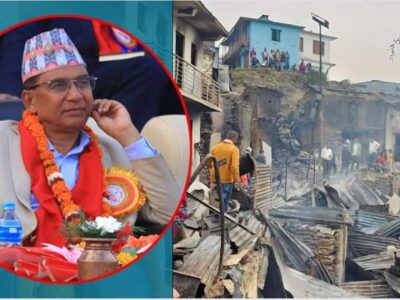 जयगढ बजार आगलागी : राहत र उद्धारका लागि सामाजिक विकासमन्त्री खड्का अछाम प्रस्थान