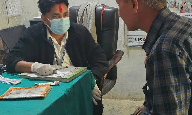 रामारोशन गाउँपालिका स्वास्थ्य शाखाको आयोजनामा एकीकृत स्वास्थ्य शिविर सम्पन्न
