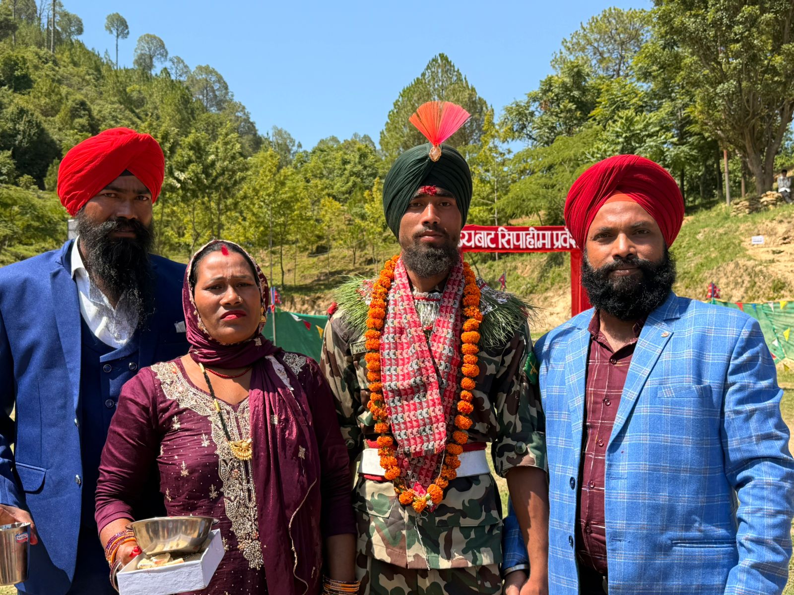 शिख समुदायबाट पहिलो सैनिक बने करन