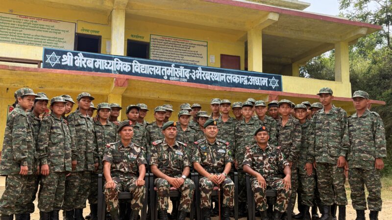 राष्ट्रिय सेवा दल जुनियर डिभिजनको प्रथम प्रवचन अछामको भैरव माबिमा सुरु