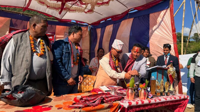 जैसरादेवी स्मृति युवा क्लबद्वारा आयोजित खुला क्रिकेट प्रतियोगिता – सिजन ५ को उद्घाटन
